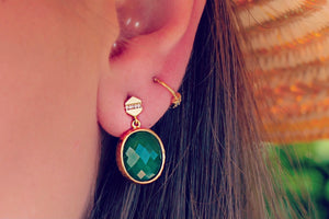 Emerald Sky Earrings