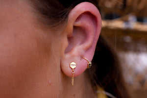 Dainty Gold Loop Earrings