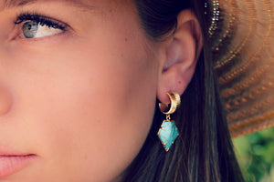 Aquadelic Turquoise Earrings